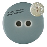 Пуговица двухсторонняя, размер 18мм, пластик, Dill, 312800/18-12