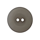Пуговица с 2 отверстиями, размер 20мм, пластик, серый, Union Knopf by Prym, U0453880020007601-20