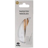 Иглы ручные для шитья пряжей, круглый наконечник, размер 2,4*70мм (№ 13), сталь, Tulip, AC-034e