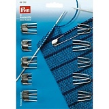 Булавки для незакрытых петель, длина 135мм, сталь, серебристый, 10шт в упаковке, Prym, 081292