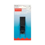 Застежка для бюстгальтера, 20мм, 3крючка, с защитой д/кожи, черная 992023