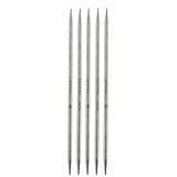 Спицы чулочные "Mindful" 5мм/20см, нержавеющая сталь, серебристый, 5шт в упаковке, KnitPro, 36030