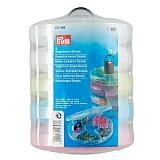 Контейнер "Donuts" для хранения мелочей, диаметр 13см, пластик, прозрачный, Prym, 612398