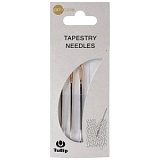 Иглы ручные для шитья пряжей, круглый наконечник, размер 1,6*60мм (№ 16), сталь, Tulip, AC-037e