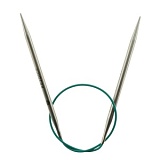 Спицы круговые укороченные "Mindful" 4,5мм/40см, нержавеющая сталь, серебристый, KnitPro, 36060