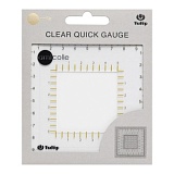 Линейка для подсчета плотности вязания "amicolle", Tulip, AC-052e