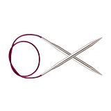 Спицы круговые "Nova" 12мм/80см, латунь с гальваническим покрытием, серебристый, KnitPro, 11347