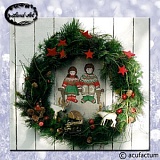 Купить недорого   Набор для вышивания "Дети на лавочке" 18,5*16,5см, Acufactum Ute Menze, 2800-01  в интернет магазине Фэмили хобби