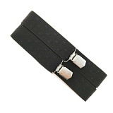 Подтяжки мужские эксклюзив M-L, 35мм/120см, черный, 80%полиэстер, 20%эластодин 944302