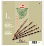 Набор спиц чулочных "NATURAL" 2, 2,5, 3, 3,5, 4, 4,5мм/20см, Prym, 223805