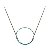 Спицы круговые укороченные "Mindful" 2мм/40см, нержавеющая сталь, серебристый, KnitPro, 36051