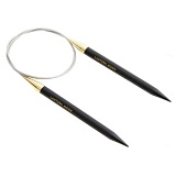 Спицы круговые укороченные "Lantern Moon" 3,25мм/40см, эбеновое дерево, KnitPro, 350042