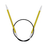 Спицы круговые укороченные "Zing" 3,5мм/40см, KnitPro, 47067