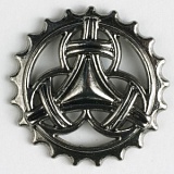 Пуговица, размер 23мм, металл, Dill, 261072/23-16