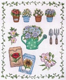 Купить недорого   Набор для вышивания Anchor "My Garden" 24*20см, MEZ Венгрия, ACS28  в интернет магазине Фэмили хобби