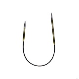 Спицы круговые укороченные асимметричные "Zing" 3,5мм/25см, длина спицы 7см и 4,5см, KnitPro, 47056