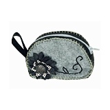 Набор для шитья из фетра "Сумочка. Цветок на сером", Kleiber, 931-42