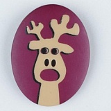 Пуговица, размер 23мм, пластик, Dill, 331011/23-12