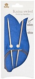 Спицы круговые "Knina Swivel" 7мм/100см, бамбук, натуральный, Tulip, KS-1000700