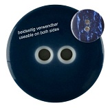 Пуговица двухсторонняя, размер 18мм, пластик, Dill, 312806/18-12