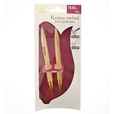 Спицы круговые "Knina Swivel" 10мм/80см, бамбук, натуральный, Tulip, KS-801000