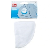 Подмышники, для вшивания или фиксации булавками, размер L, 100% хлопок, белый, Prym, 994182