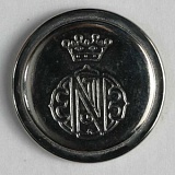 Пуговица, размер 15мм, металл, Dill, 241077/15-20