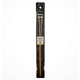 Спицы прямые "Bamboo" 2,25мм/25см, бамбук, натуральный, 2шт в упаковке, Tulip, KNS100225