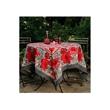 Скатерть "Exotic flower grey-red" 180*270см, Mas d'Ousvan, 28.15.270