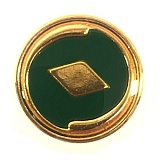 Пуговица, размер 23мм, металл, Dill, 360289/23-16