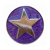 Пуговица, размер 20мм, эмалированный металл, Dill, 341356/20-12