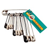 Булавки английские со спиралью, длина 27, 38 и 50мм, сталь с защитой от коррозии, Prym, 085288