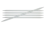 Спицы чулочные "Basix Aluminum" 5мм/20см, KnitPro, 45117