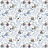 Ткань "Синие мыши", ширина 145см, Acufactum Ute Menze, 3523-739