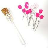 Булавки с целлюлозной головкой, для шитья, тюльпан, размер 0,45*48мм, сталь, Tulip, THN-073e