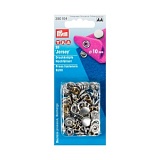 Пополняемая упаковка для кнопок "Джерси" к артикулу 390120, диаметр 10мм, латунь, Prym, 390104