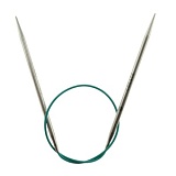 Спицы круговые укороченные "Mindful" 3,75мм/40см, нержавеющая сталь, серебристый, KnitPro, 36058