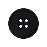 Пуговица с 4 отверстиями, размер 20мм, пластик, черный, Union Knopf by Prym, U0045579020008001-25