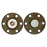 Кнопки пришивные, диаметр 25мм, металл/пластик, Union Knopf by Prym, U0019630025002801-15