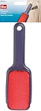 Щетка для удаления катышек, двухсторонняя 6,5*23,5см, полиэстер/пластик, красный/синий, Prym, 610723