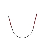 Спицы круговые укороченные асимметричные "Zing" 2,5мм/25см, длина спицы 7см и 4,5см, KnitPro, 47052