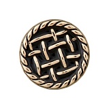 Пуговица на ножке, размер 23мм, металл/пластик, Union Knopf by Prym, U0453916023808401-10