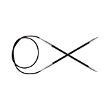 Спицы круговые "Karbonz" 3,5мм/80см, KnitPro, 41186