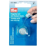 Наперсток, 18мм, цинк, хром.покрытие, серебристый, с кантом против скольжения, 1шт в блистере 431864