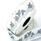 Купить недорого   Тесьма декоративная "Орнамент с розами", ширина 30мм, Acufactum Ute Menze,  в интернет магазине Фэмили хоби