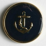 Пуговица, размер 18мм, металл, Dill, 330054/18-24