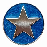 Пуговица, размер 20мм, эмалированный металл, Dill, 341355/20-12