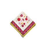 Салфетка "Flowery red-green" 50*50см, Mas d'Ousvan, 35.90.SERV