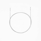 Тросик для съемных укороченных спиц Petite, длина 20 (40)см, заглушки 4шт, ключик 2шт, KnitPro 10544