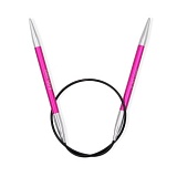 Спицы круговые укороченные "Zing" 5мм/40см, KnitPro, 47071